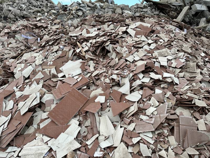 Destruction de carrelage