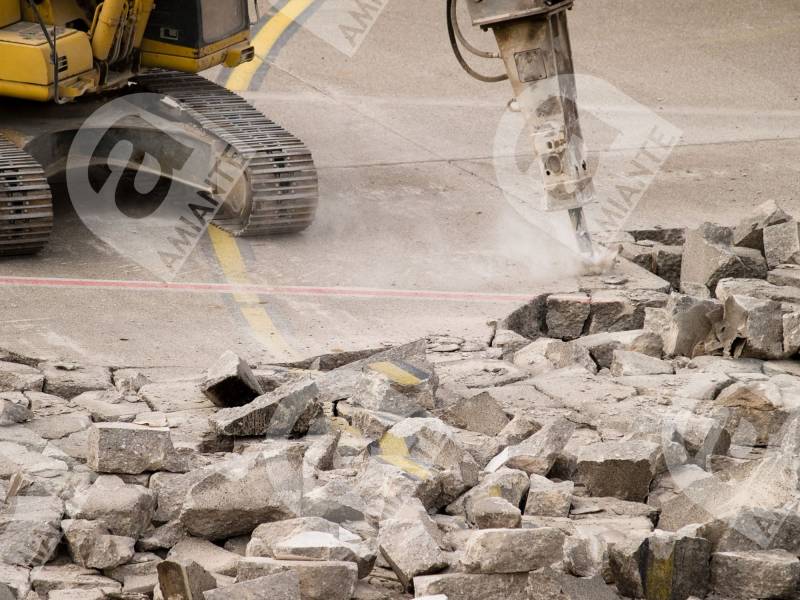 Traitement d’enrobé amianté proche Caen, Normandie