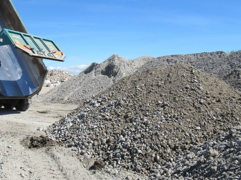 Vente graves 0/31.5 pour remblais ou sous-couche routière proche Le Havre, Normandie